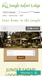 Mobile Screenshot of junglesafarilodge.com